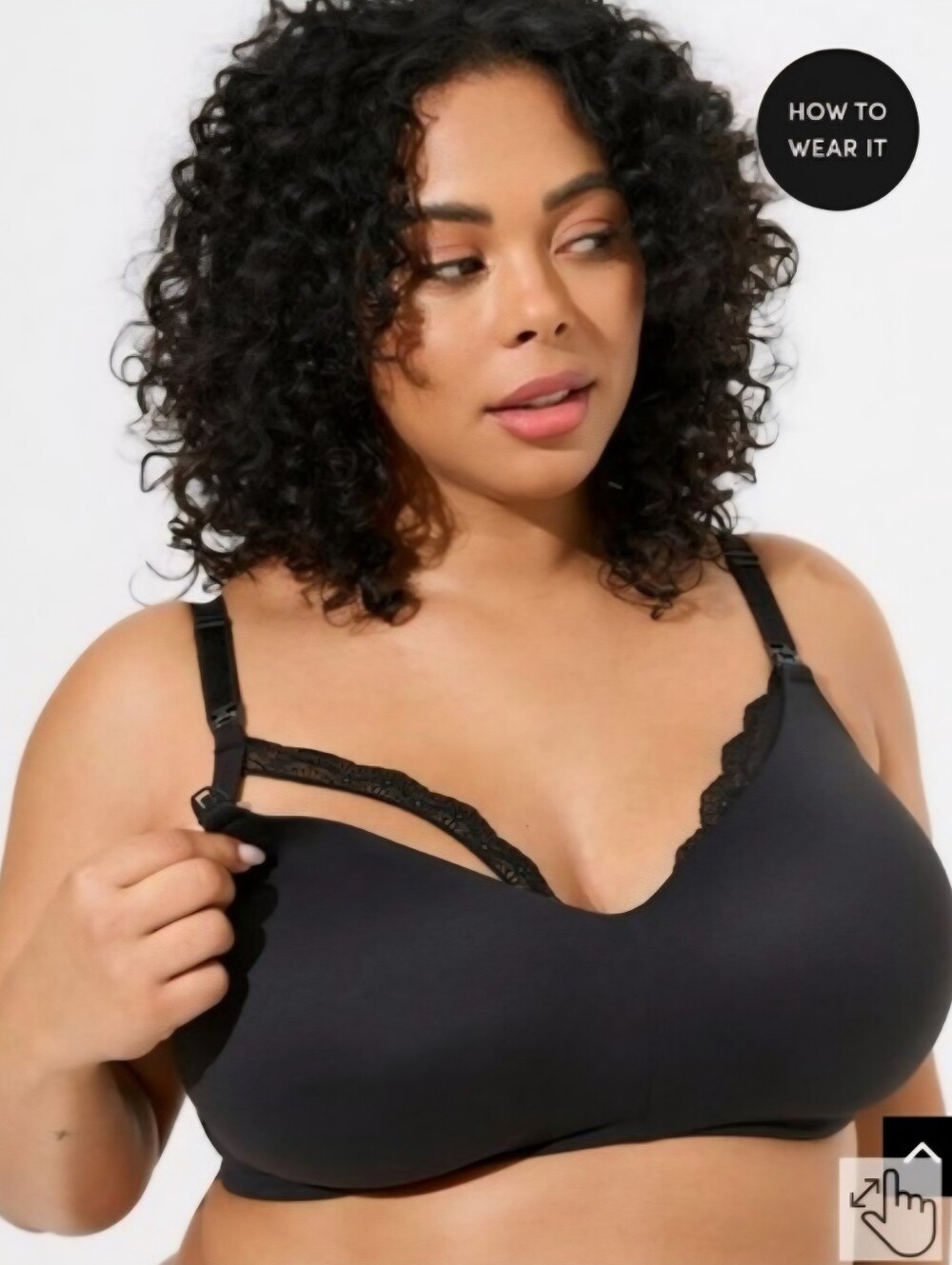 TORRID NWT Black Nursing/Everyday Wireless Maternity Bra